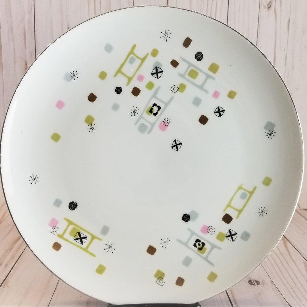 Large MCM Frolic Style Modern 12" Serving Plate